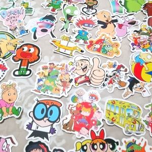 10 Cartoon Sticker Bundle